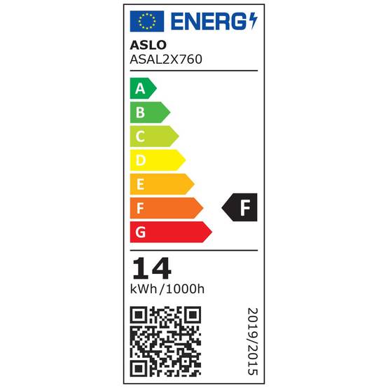 Applique murale extérieure Lampe LED 2x7W 6000K Blanc froid IP65 ASLO - Imagen 2