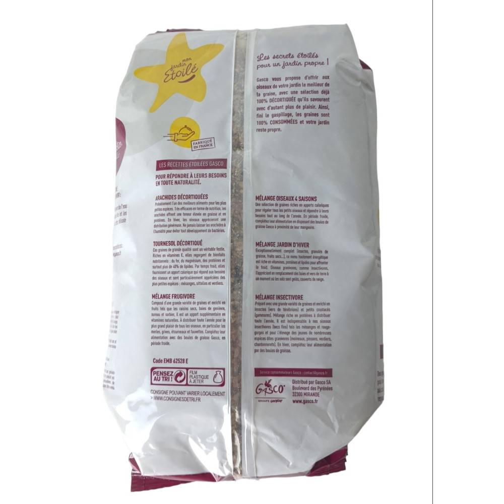 Gasco - Gasco - Graine mélange Frugivore 2 kg pour oiseaux - Imagen 2