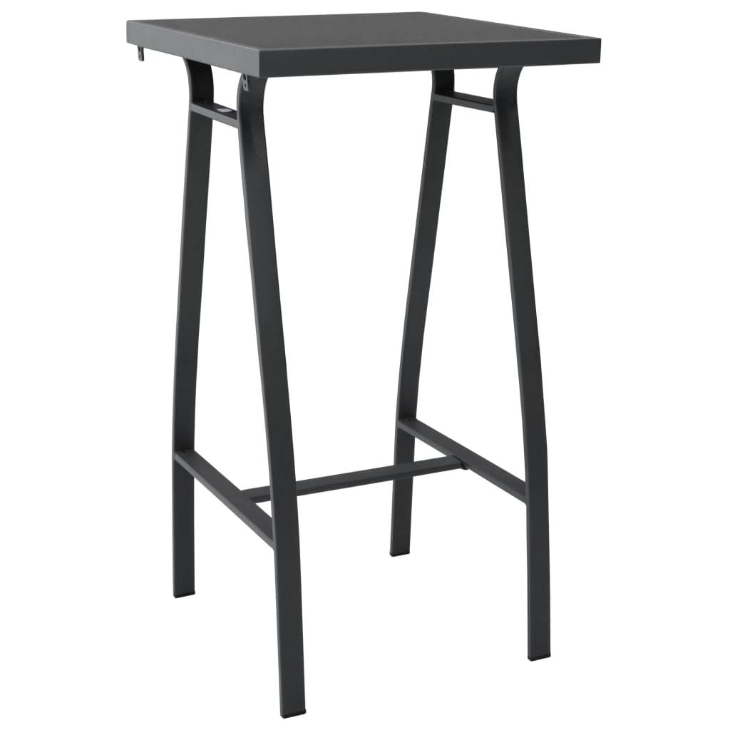 Helloshop26 - Ensemble de bar de jardin 5 pièces noir - Imagen 2