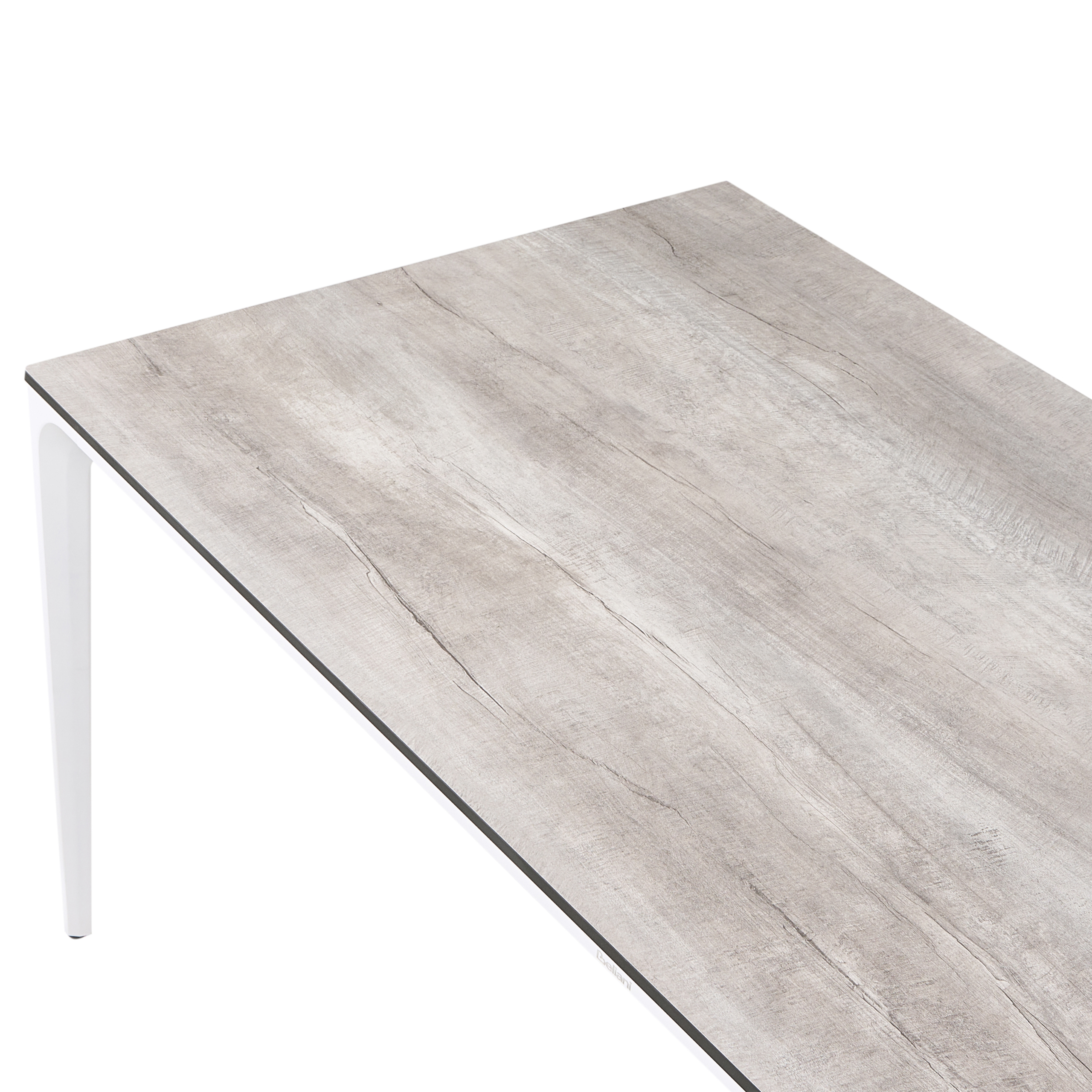 Table de repas Panneau stratifié haute pression HPL Gris clair SOVARETO - Beliani - Image 5