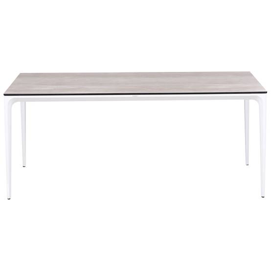 Table de repas Panneau stratifié haute pression HPL Gris clair SOVARETO - Beliani - Image 4