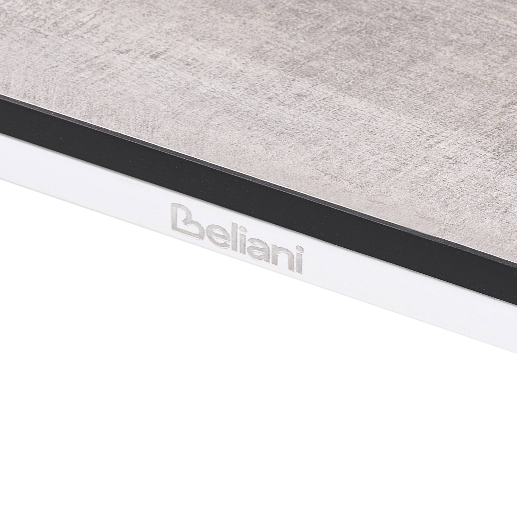Beliani - Table de repas, 8 Personnes Panneau stratifié haute pression HPL Gris clair SOVARETO - 90x180x75- Beliani - Image 6