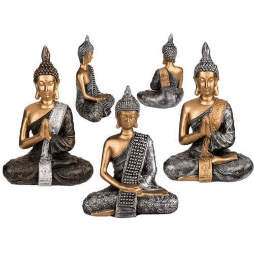 Lot de 3 statues BOUDDHA Thaï MAGNETICLAND - Image 1