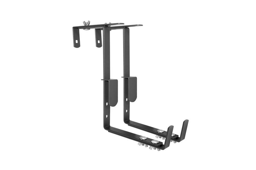 Louis Moulin - Lot de 2 supports tout reglable pour jardinière - 16 à 26 cm - Acier époxy Louis Moulin - Image 1