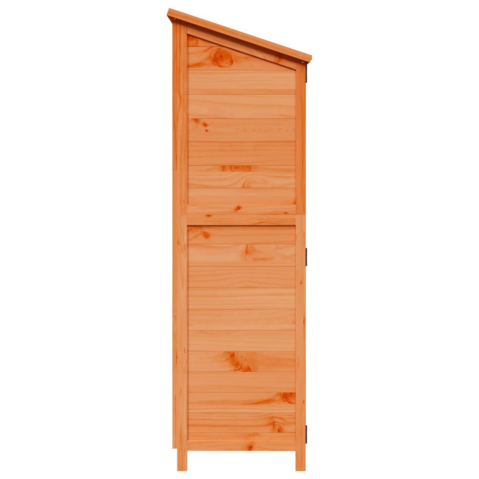 Vidaxl - Abri de jardin Marron 106 x 56 x 176,5 cm Bois de Sapin Massif 0.6m² vidaXL 42033483 - Image 7
