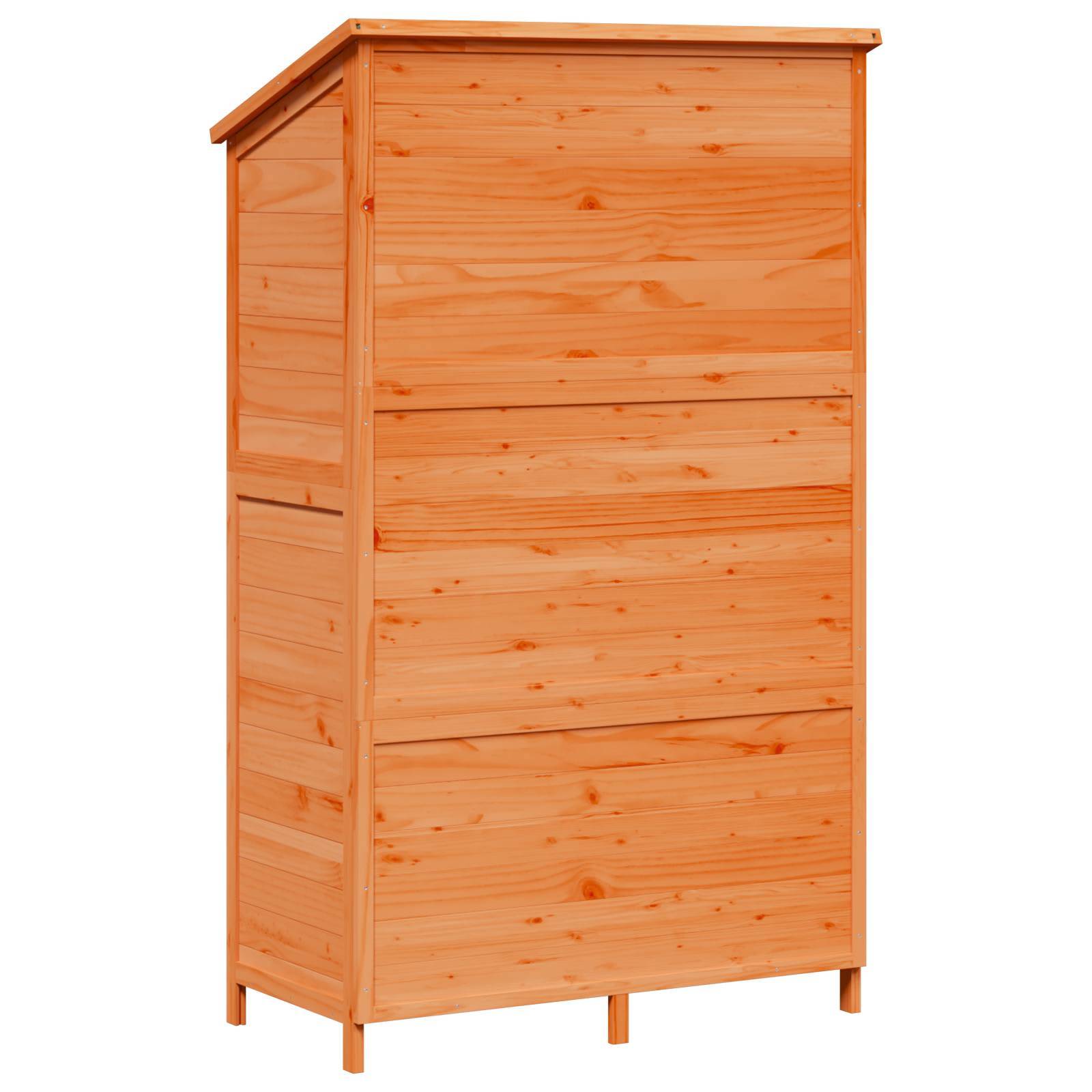 Vidaxl - Abri de jardin Marron 106 x 56 x 176,5 cm Bois de Sapin Massif 0.6m² vidaXL 42033483 - Image 8
