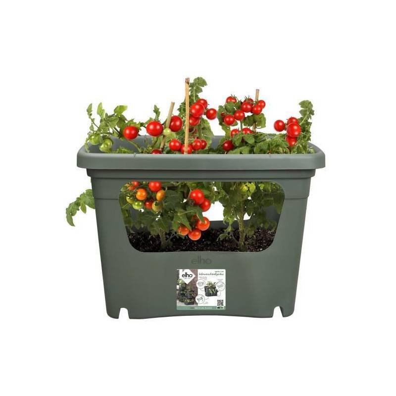 Elho - Elho - Pot De Fleurs -  Green Basics Stack + Grow Large - Leaf Green - Exterieur - L 35.1 X W 50.9 X H 35.7 Cm - Imagen 2
