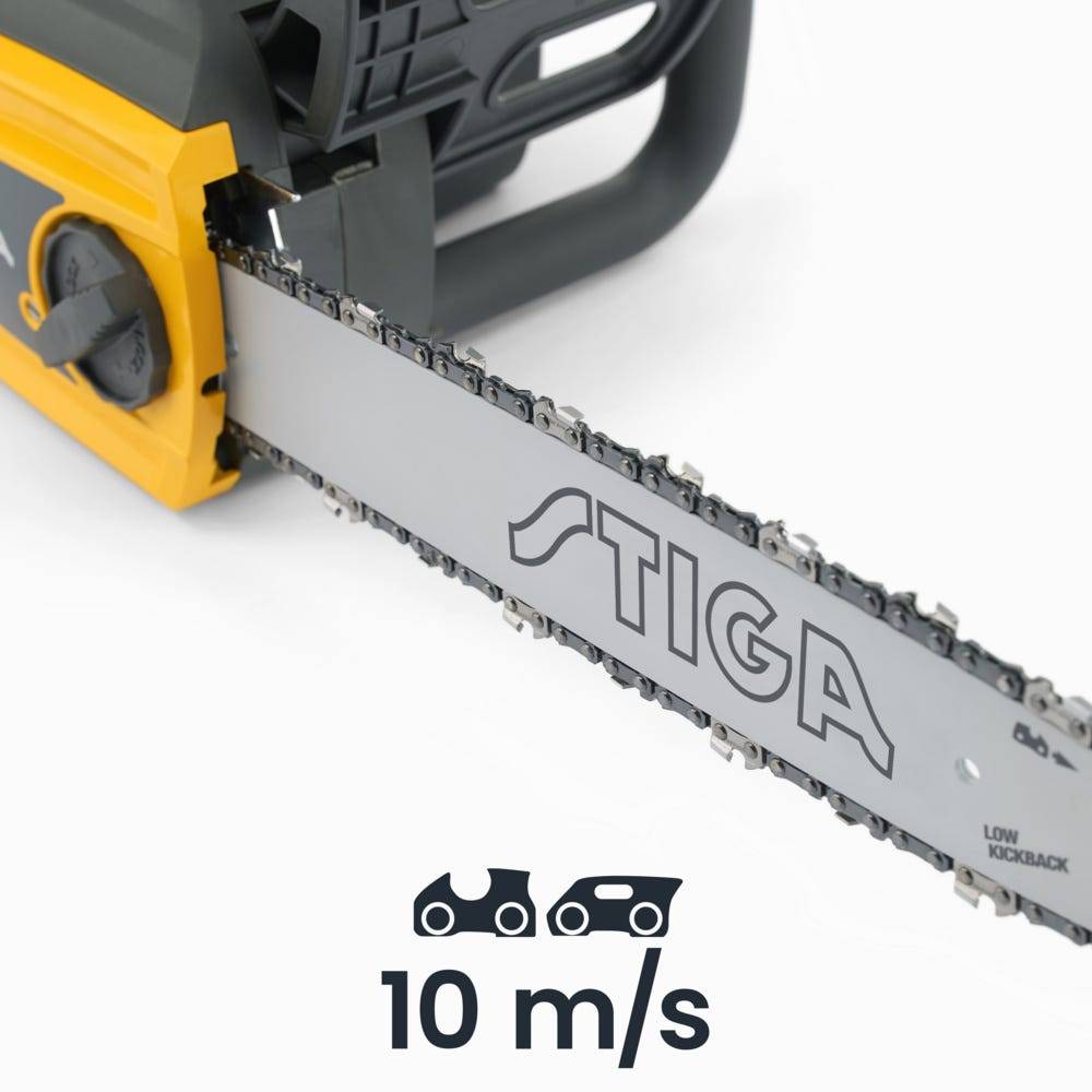 Stiga - Tronçonneuse CS 118c (14"), moteur 1,8 kW, guide 35 cm, frein manuel - STIGA - Image 7