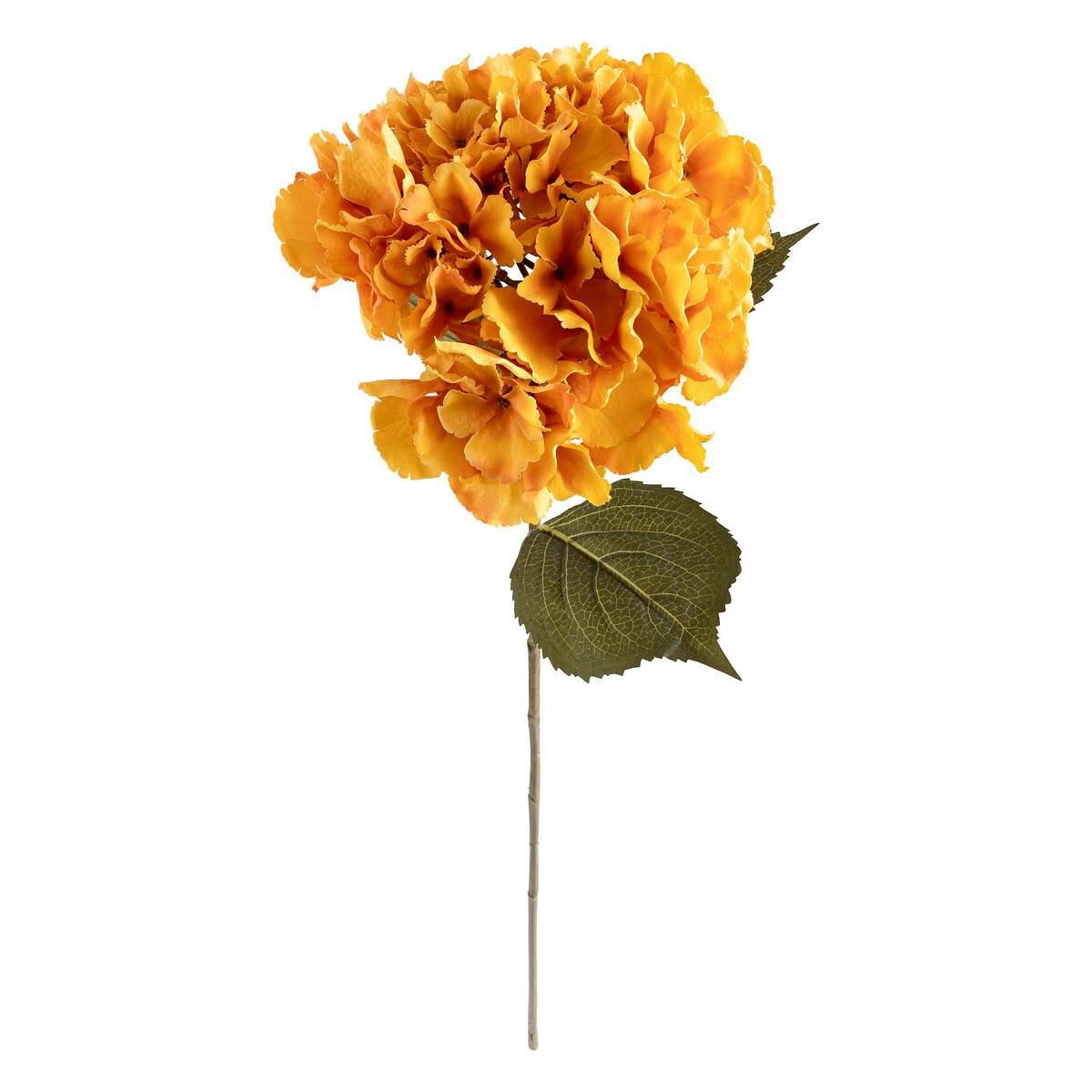 Fleur Artificielle "Hortensia" 83cm Ambre - Image 1