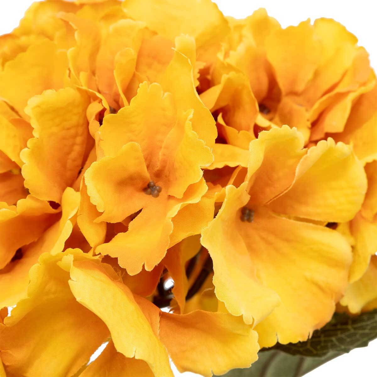 Fleur Artificielle "Hortensia" 83cm Ambre - Image 2