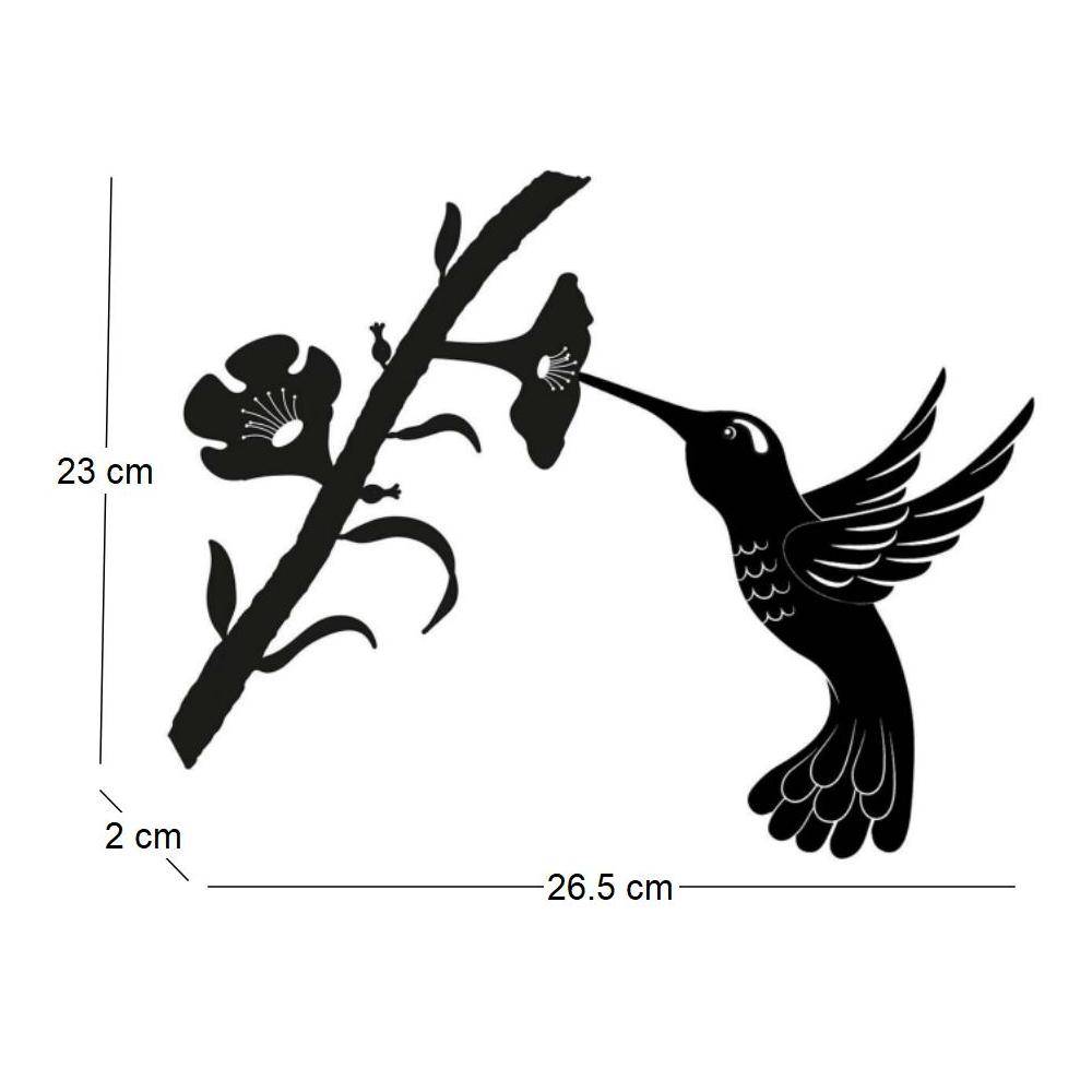 Primus - Silhouette sur pique en acier noir Colibri Primus - Imagen 3