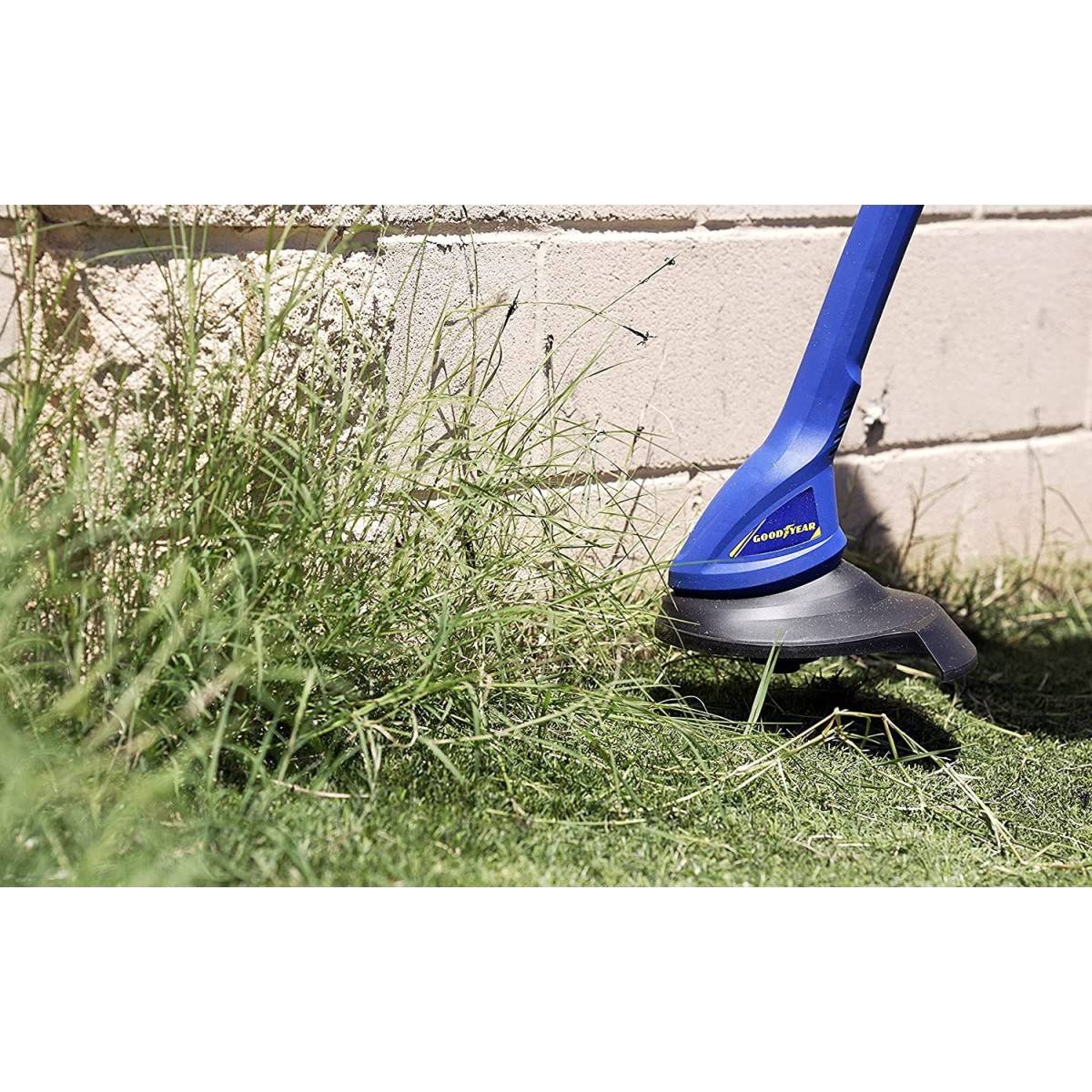 Coupe bordures 350W Coupe Ø25 cm + Bobine de fil 6 m Ø 1.2 mm Tête orientable à 180° GOODYEAR - Imagen 6