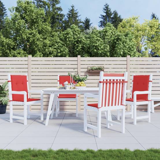 PANGIVO - Coussins de chaise de jardin polyester rouge 100 x 50 x 3 cm - PANGIVO - Image 1