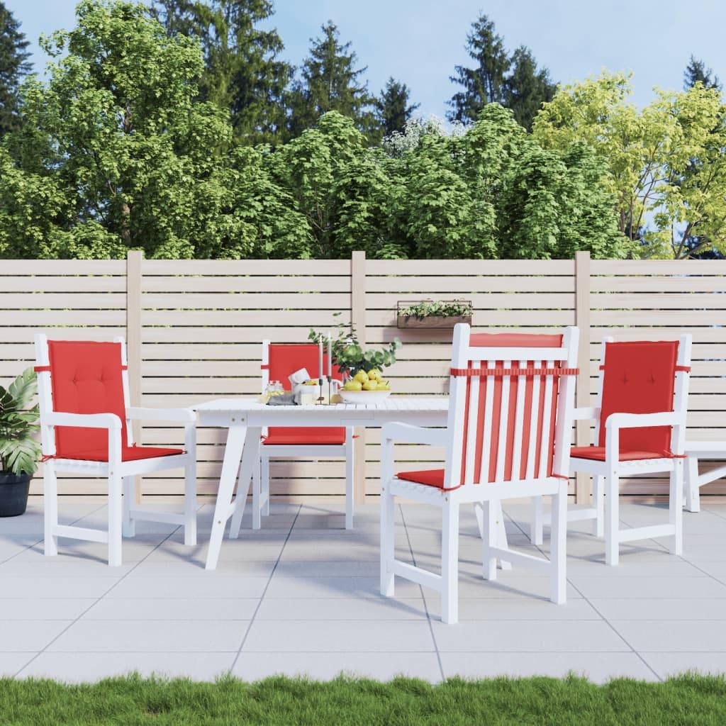PANGIVO - Coussins de chaise de jardin polyester rouge 100 x 50 x 3 cm - PANGIVO - Image 1