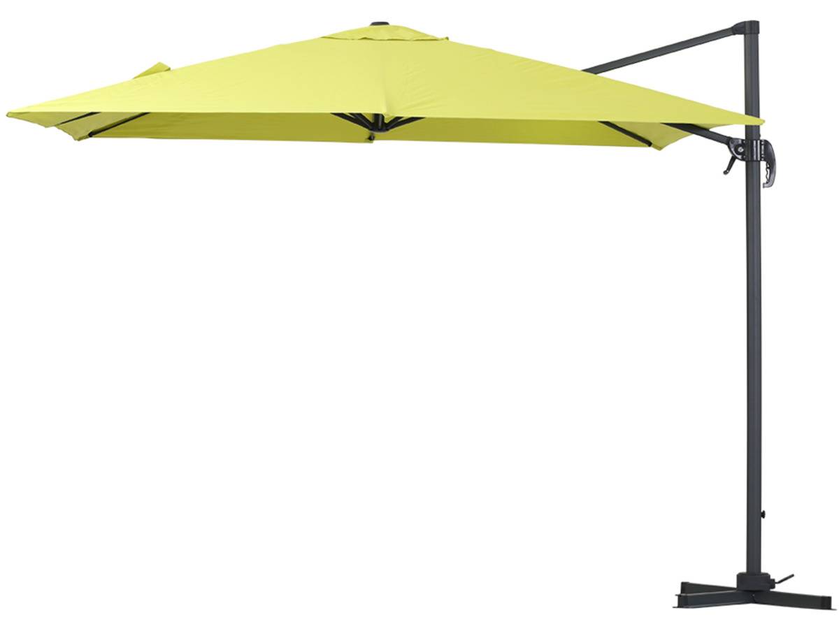Parasol Jardin Déporté Alu "sun 3" 3 X 3 M - Vert -habitat Et Jardin - Imagen 2