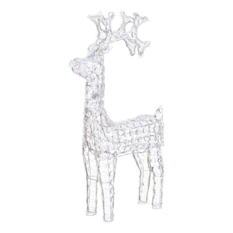 Lotti - Renne lumineux cristaux acrylique H90CM 200 LED blanc chaud fixe 24V extérieur professionnel Lotti - Imagen 7