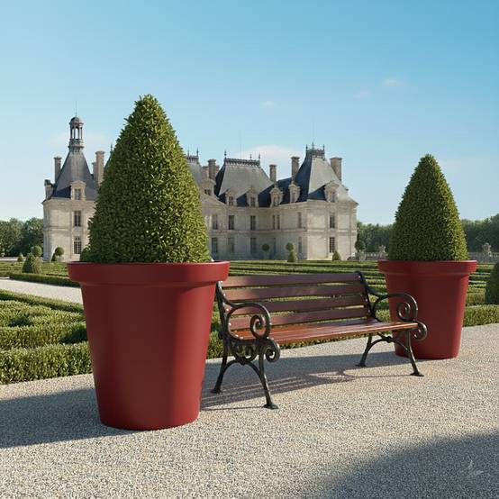 Pot de fleurs 760l delight - plast'up rotomoulage - Image 2