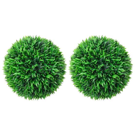 Vidaxl - Boules de buis artificielles 2 pcs 38 cm - Image 1