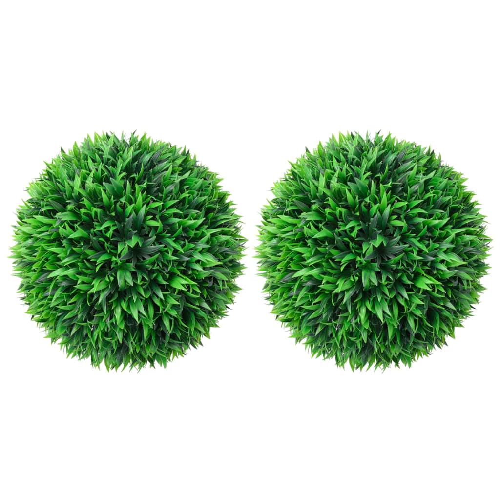 Vidaxl - Boules de buis artificielles 2 pcs 38 cm - Image 1