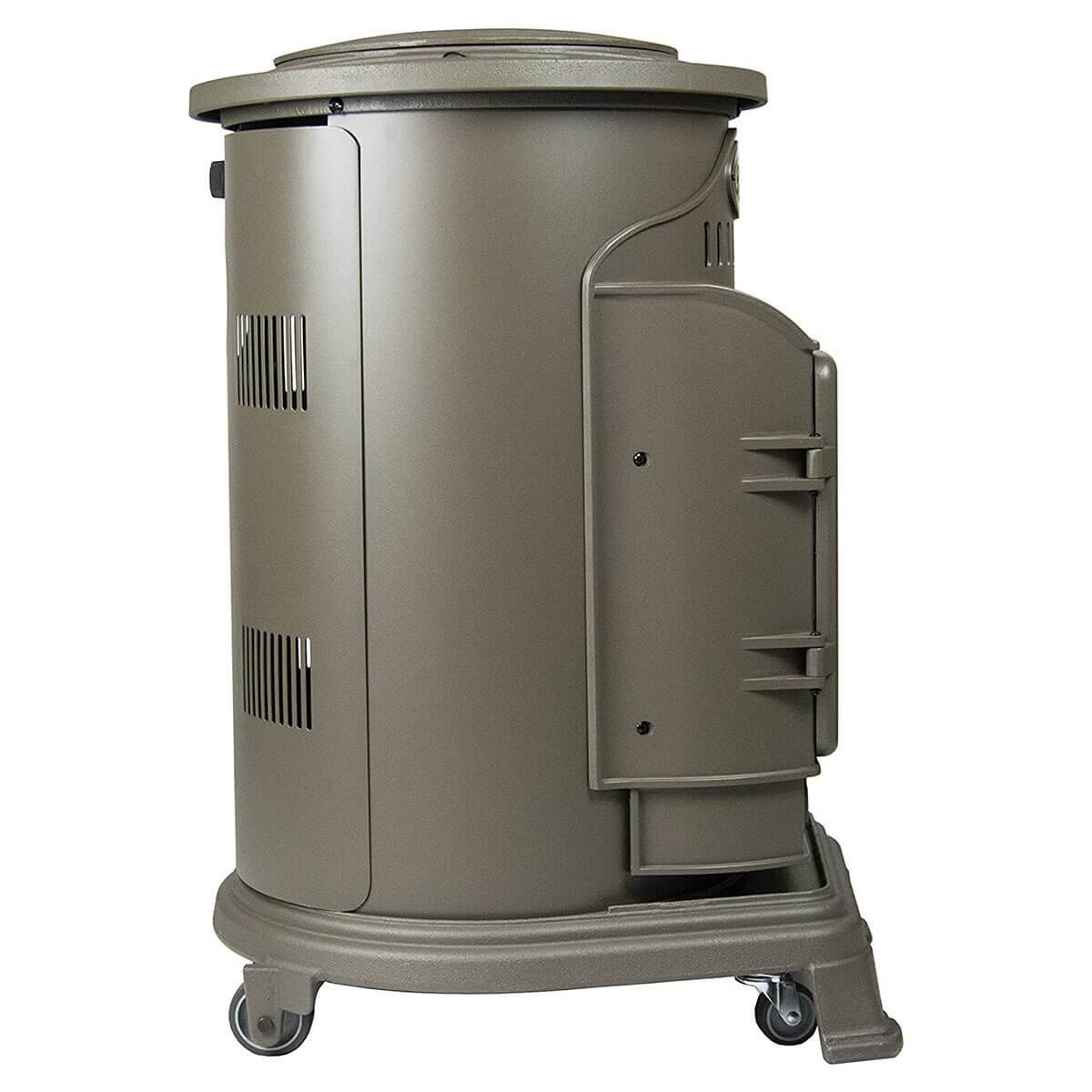 Universal - Poele à gaz 3400W Marron miel Effet flamme Provence UNIVERSAL - Imagen 6