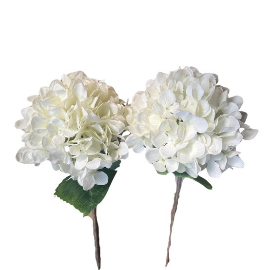 Hortensia Artificiel Blanc - Image 1