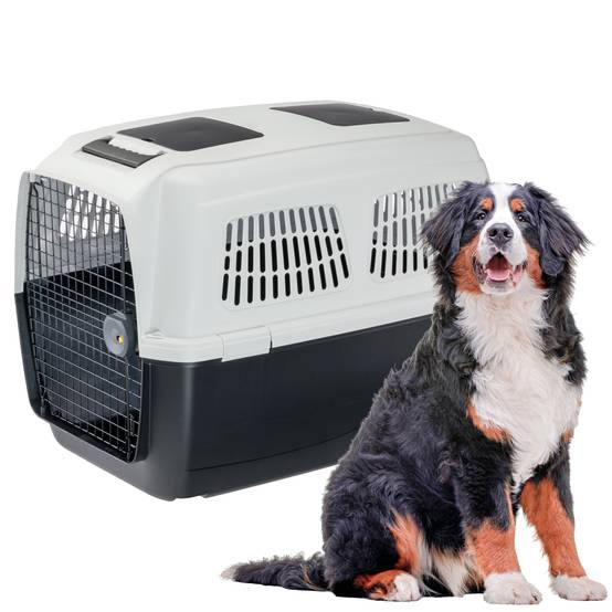Ferplast - Ferplast Cage de Transport pour Chiens CLIPPER PLUS, IATA, Boite Panier Transport Grand Chien max 60 Kg, fermeture sécurisée, Compartiment pour - Image 9