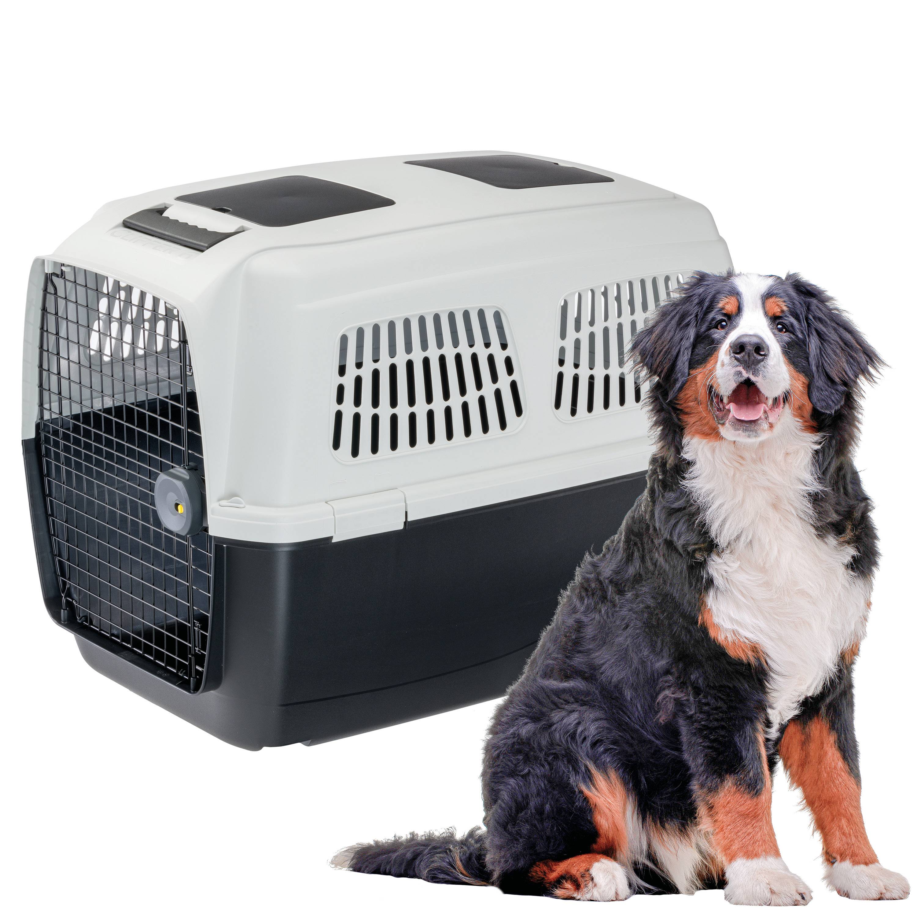 Ferplast - Ferplast Cage de Transport pour Chiens CLIPPER PLUS, IATA, Boite Panier Transport Grand Chien max 60 Kg, fermeture sécurisée, Compartiment pour - Image 9