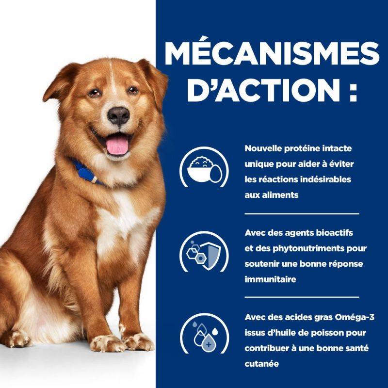CROQUETTES CHIEN ADULT PRESCRIPTION DIETS DERM COMPLETE - HILL'S 4 kg - Image 5