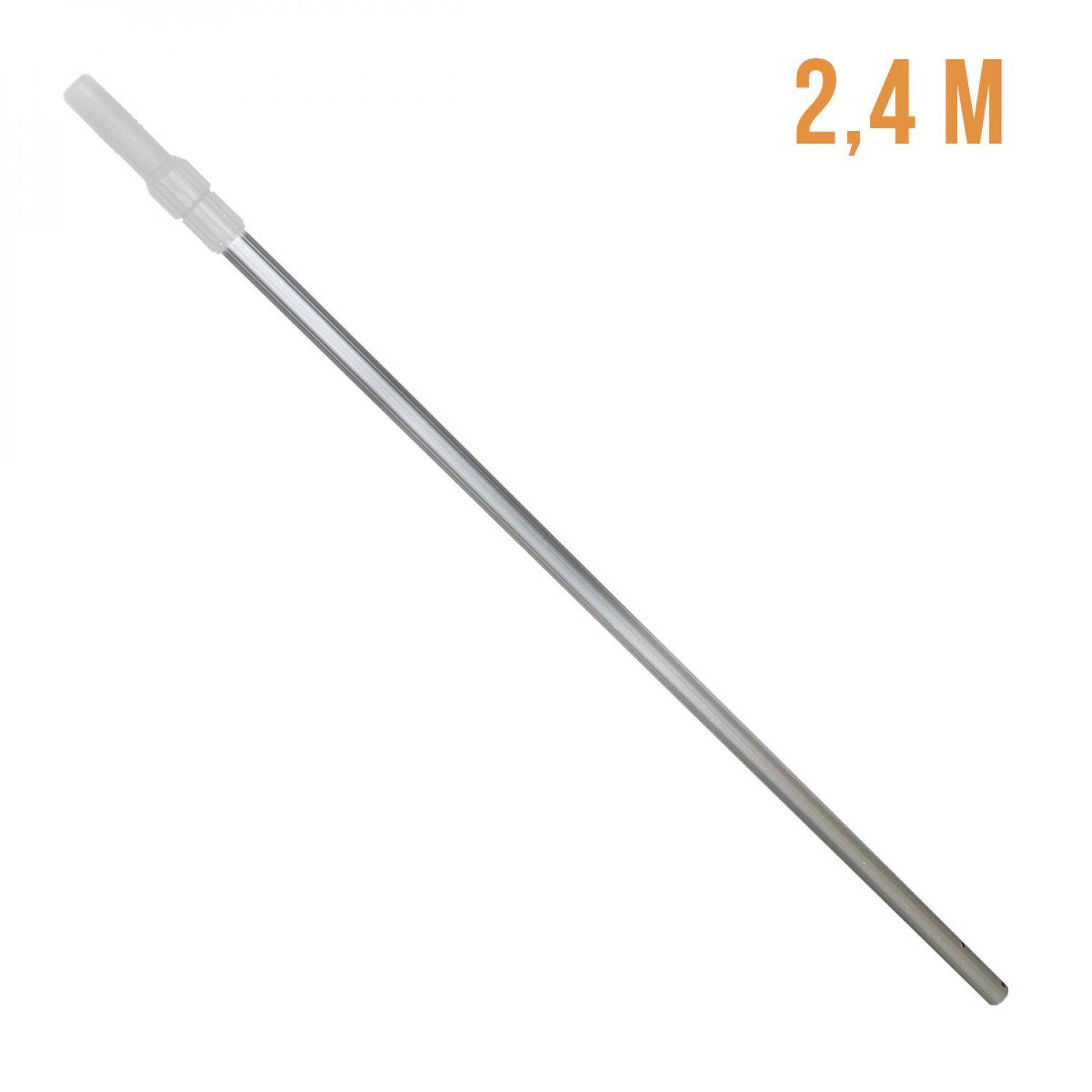 Linxor - Manche télescopique de 1.33 m à 2.40 m en aluminium pour épuisette, balai, brosse etc... - Linxor - Imagen 4