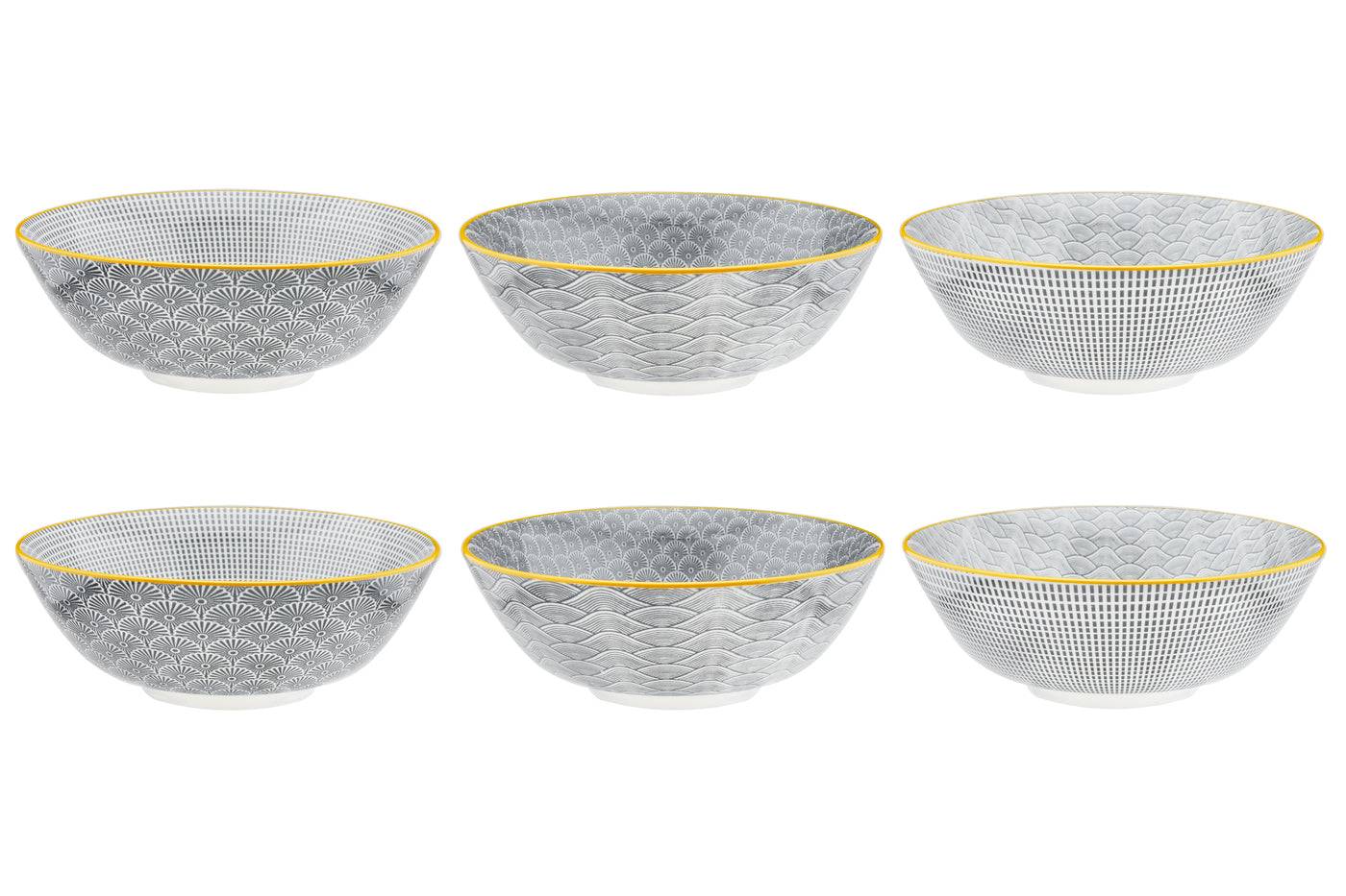 Lot de 6 Grands bols en Porcelaine, Bjorn - Image 1