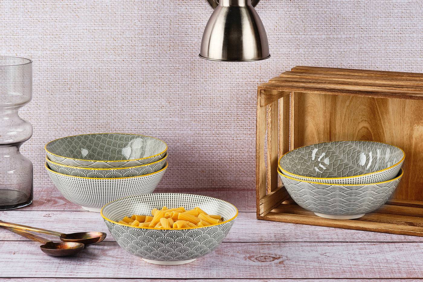 Lot de 6 Grands bols en Porcelaine, Bjorn - Image 2