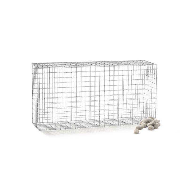 Gabion acier galvanisé L120 x H60 x Pr.30 cm tirants et crampons inclus - Easy Clôture - Imagen 2