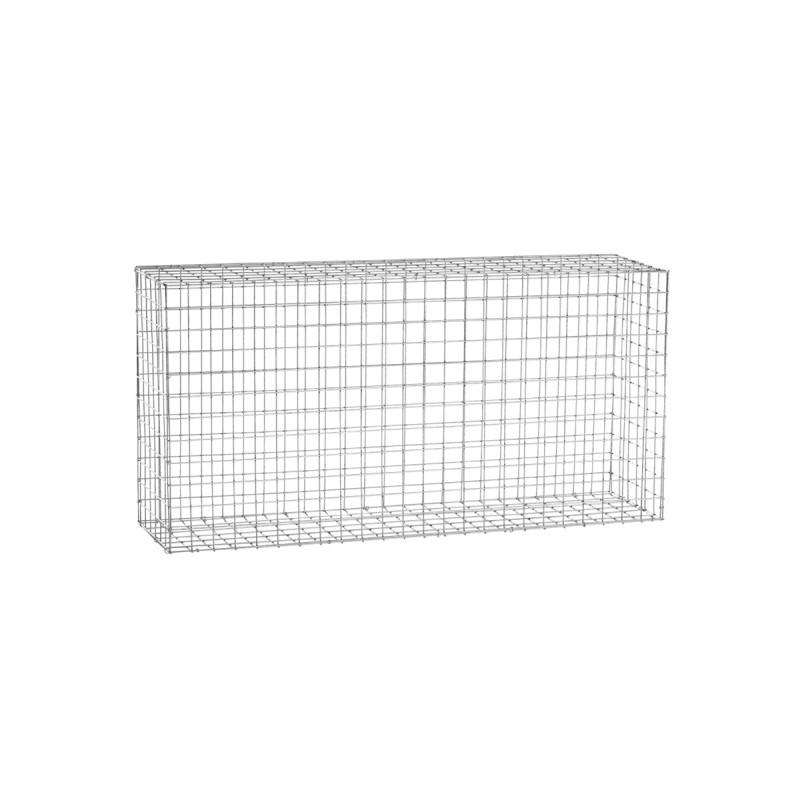 Gabion acier galvanisé L120 x H60 x Pr.30 cm tirants et crampons inclus - Easy Clôture - Imagen 1