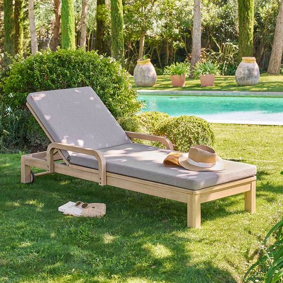 Hesperide - Lit de piscine Papouasie beige Hespéride - Image 1
