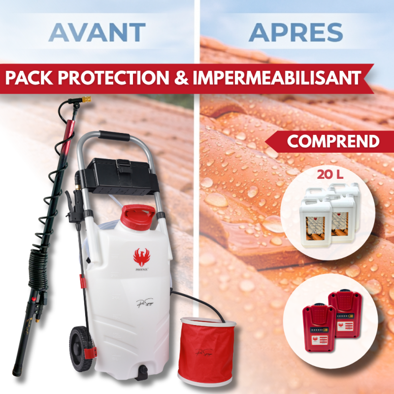 PRO SPRAYER EVO PHOENIX 2 BAT 5,10 OU 20L HYDRO'LEO + perche télescopique EVO 5.4 m - 20 L