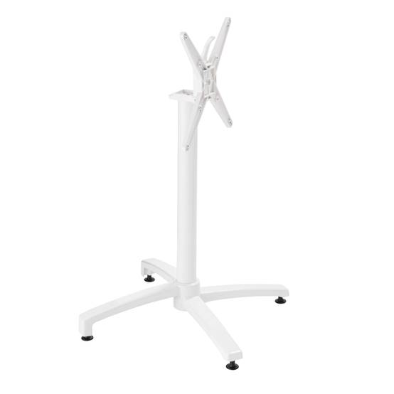Oviala - Table inclinable de terrasse 70 x 70 cm blanc Almada - Oviala - Image 6