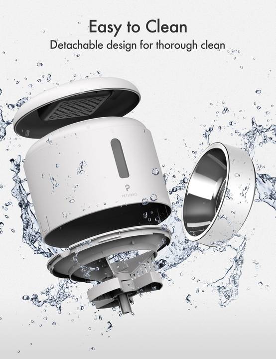 Distributeur de croquettes automatique Blanc - 3L - Granary Petlibro - Image 5