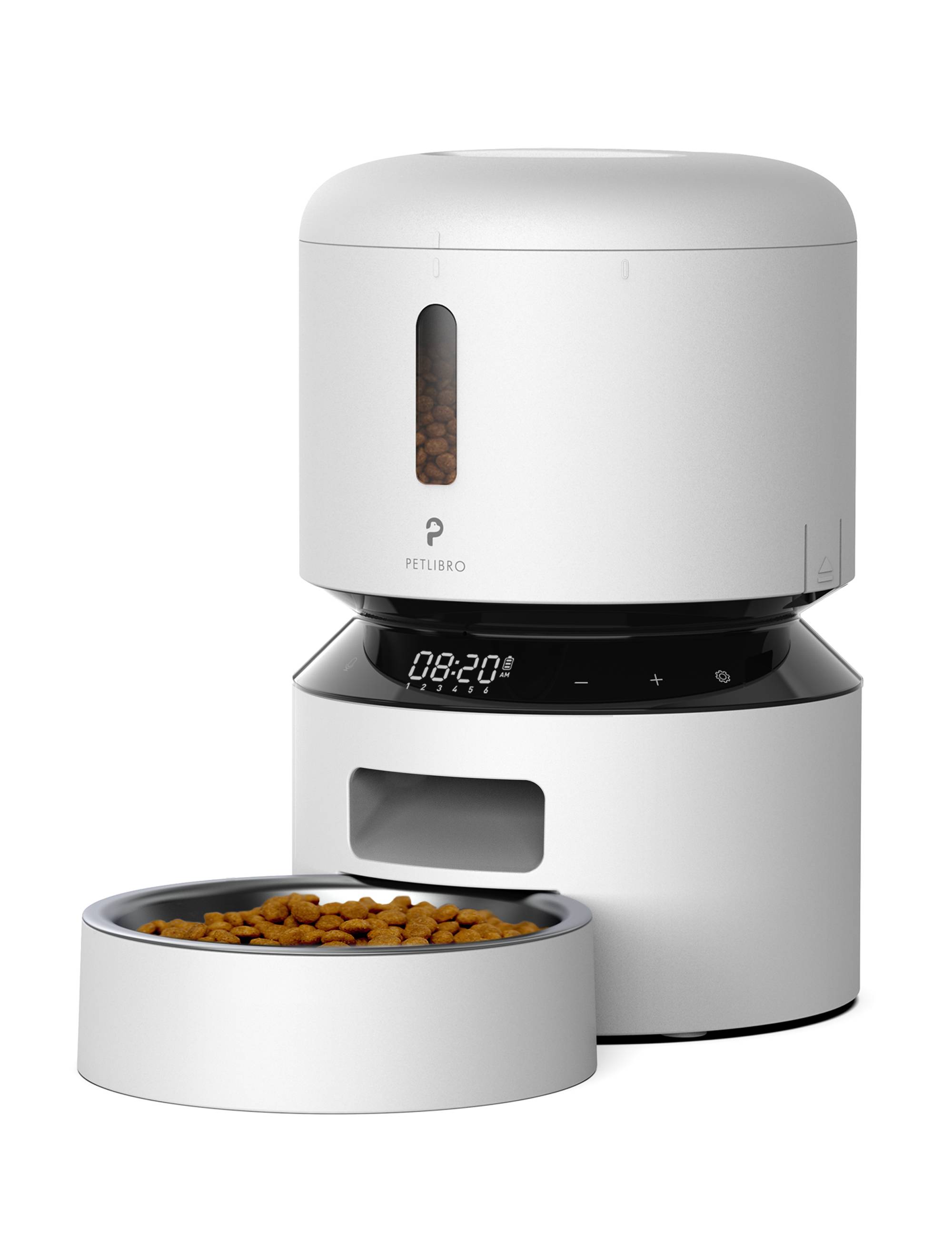 Distributeur de croquettes automatique Blanc - 3L - Granary Petlibro - Image 1