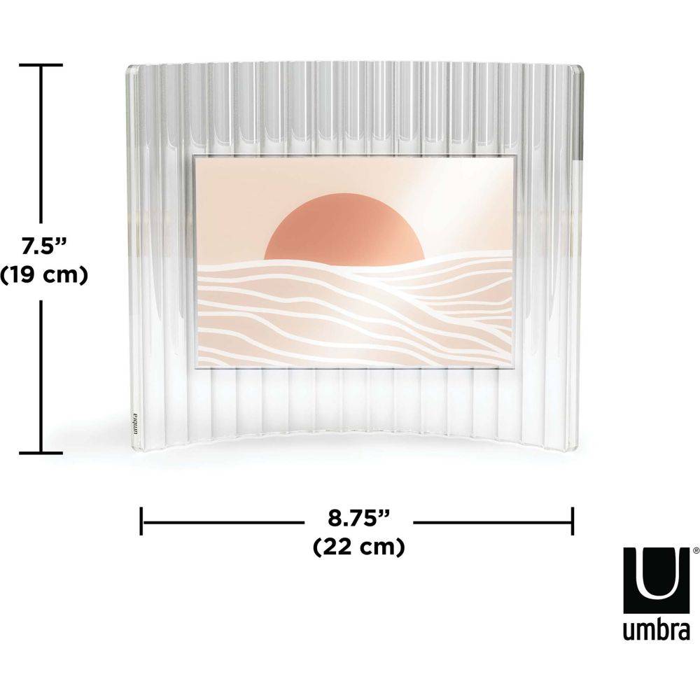 Umbra - Cadre photo en verre strié Ripley 22 x 8 x 19 cm Umbra - Imagen 3