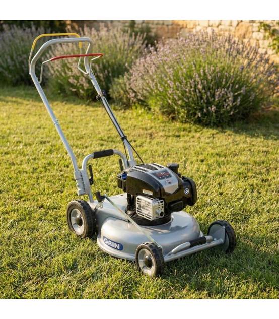 Grin - Tondeuse thermique professionnelle mulching, moteur Briggs & Stratton, 1200m² à 3000m² - GRIN HM53A - Image 1