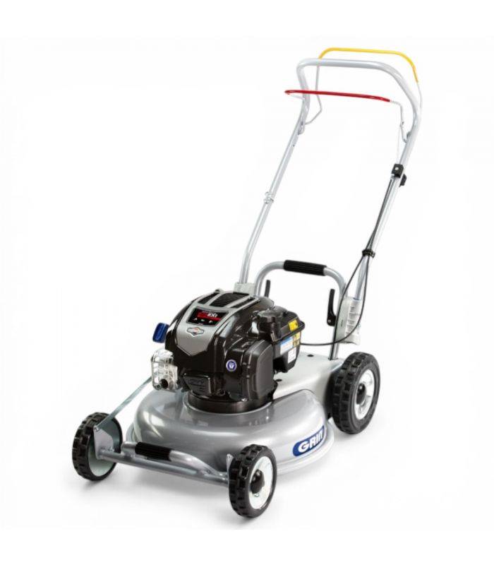 Grin - Tondeuse thermique professionnelle mulching, moteur Briggs & Stratton, 1200m² à 3000m² - GRIN HM53A