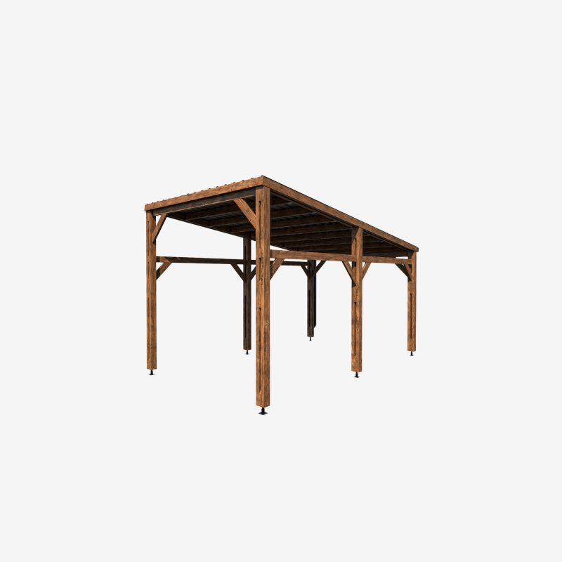 Cerland - Carport solaire bois Elio - 15,5 m² - Image 1