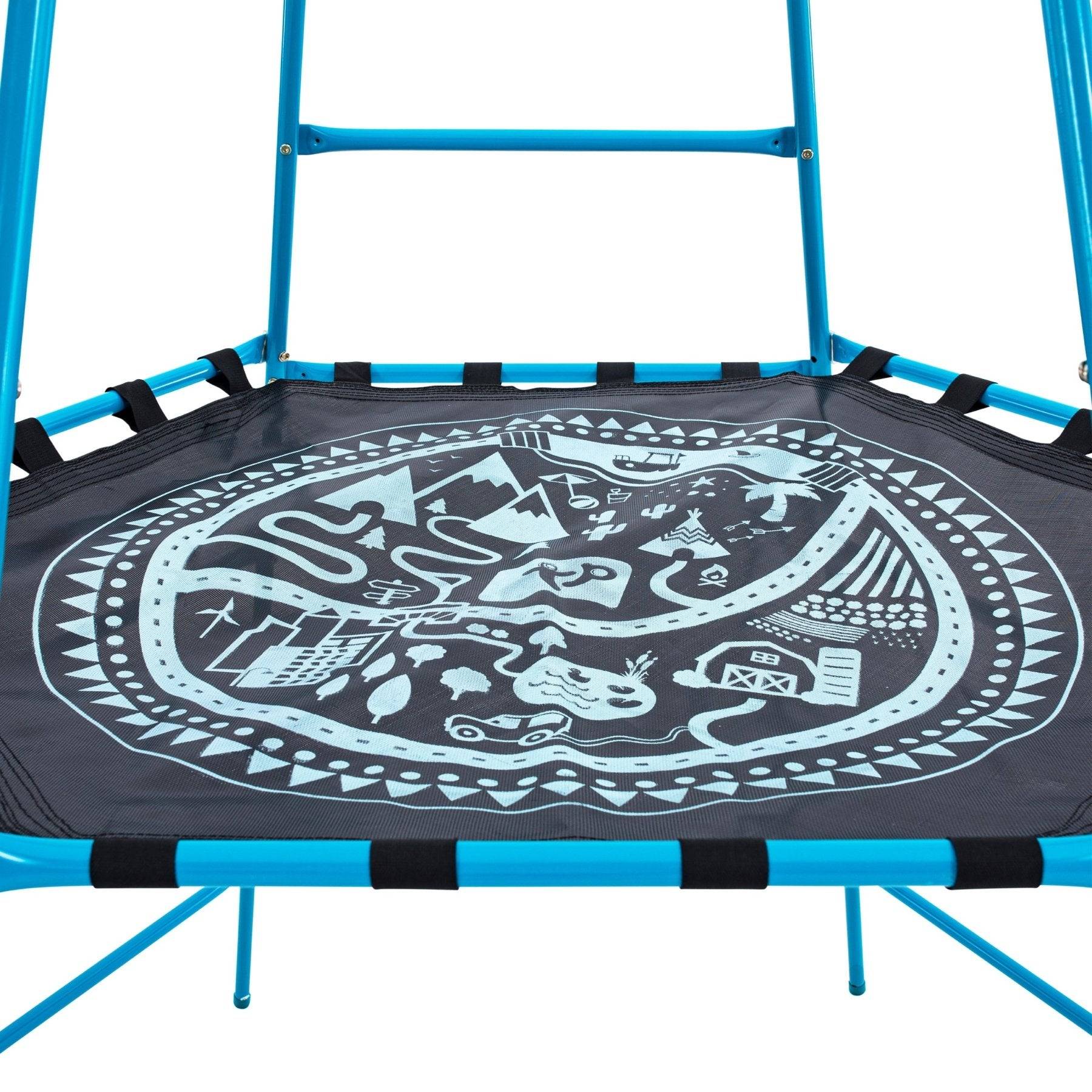 Tp Toys - Aire de jeux métal bleu H201cm EXPLORER TOUR - Imagen 3
