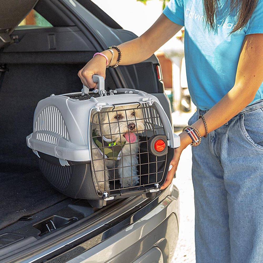 Ferplast - Panier de transport chiens chats voyage toit ouvrant Ferplast ATLAS DELUXE OPEN - Imagen 3