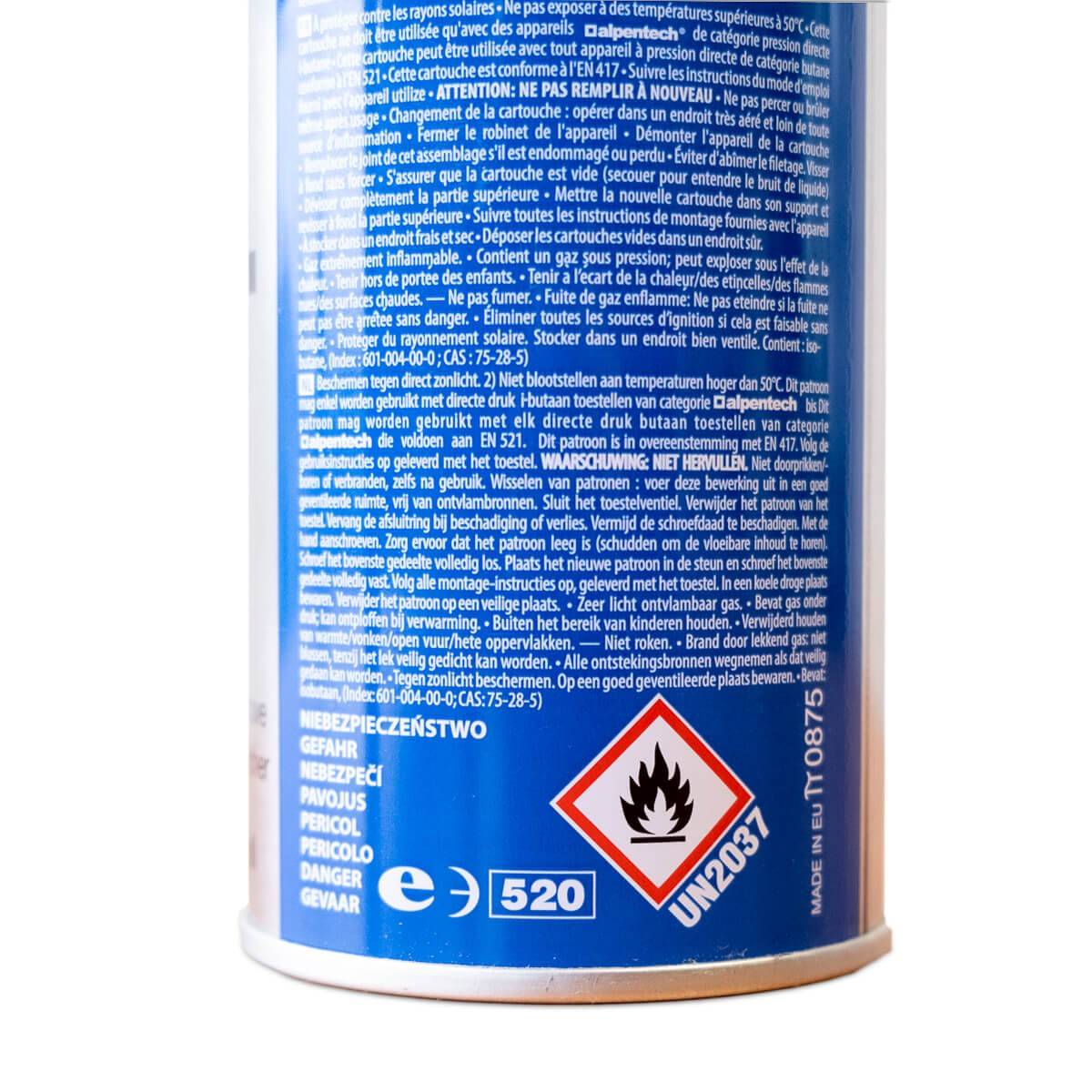 Pack de 16 Cartouches de gaz 250g butane Camping Butane ALPENTECH - Imagen 2