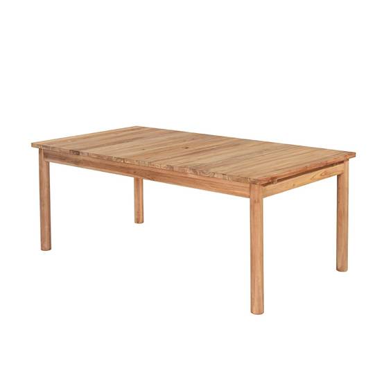 Table de jardin extensible rectangulaire teck massif 190/290 cm Auckland XL - TECK'Attitude - Image 5