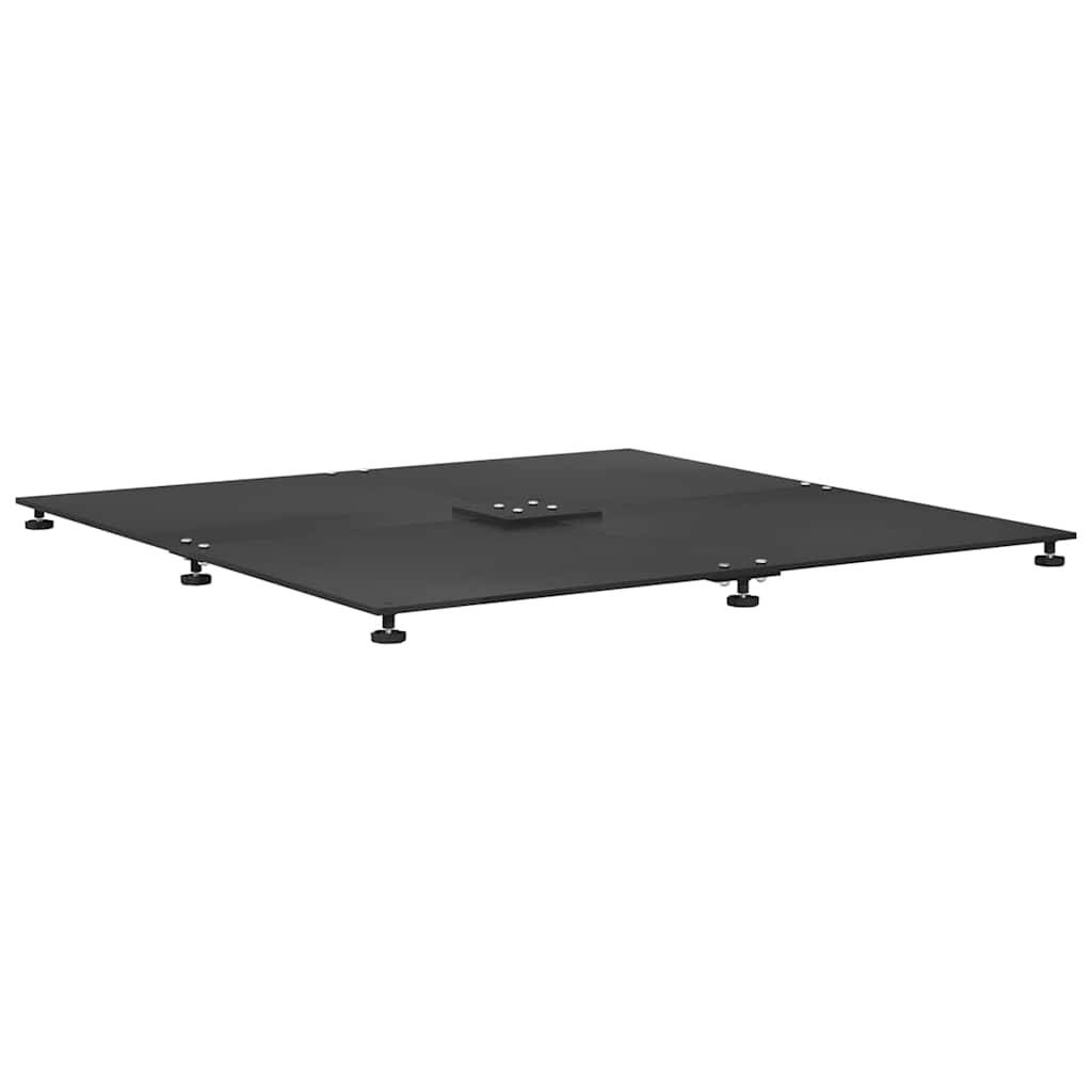 Accessoire parasol acier noir  100 x 100 x 4 cm  - Prolenta premium p3196.0 - Image 1