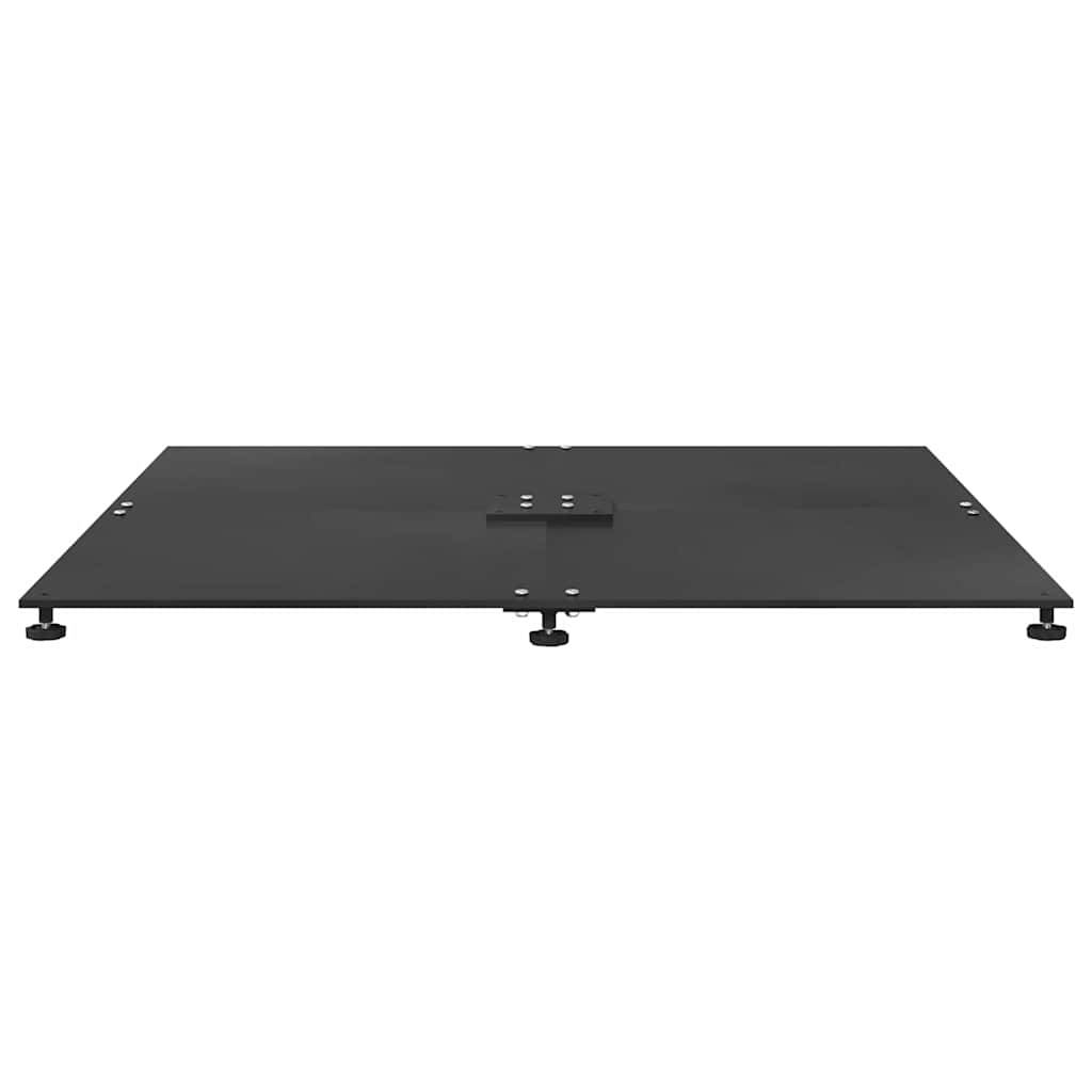 Accessoire parasol acier noir  100 x 100 x 4 cm  - Prolenta premium p3196.0 - Image 5