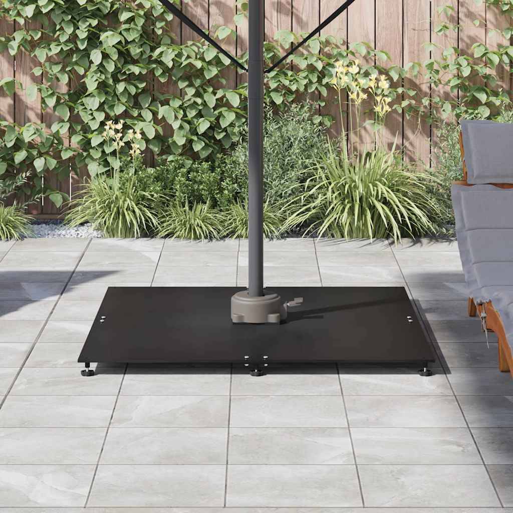 Accessoire parasol acier noir 100 x 100 x 4 cm - Prolenta premium p3196.0 - Image 4