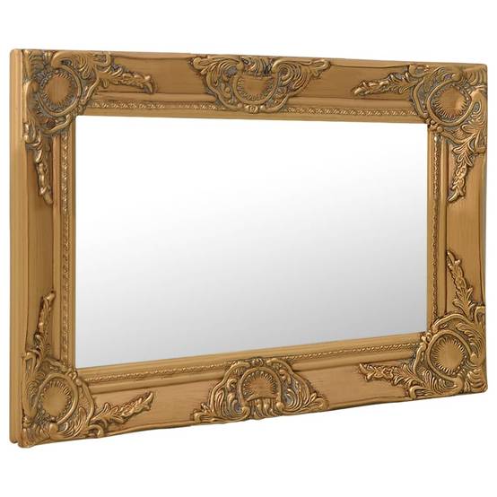 Maison Chic - Miroir mural - Miroir décoratif style baroque 60x40 cm Doré - Image 1